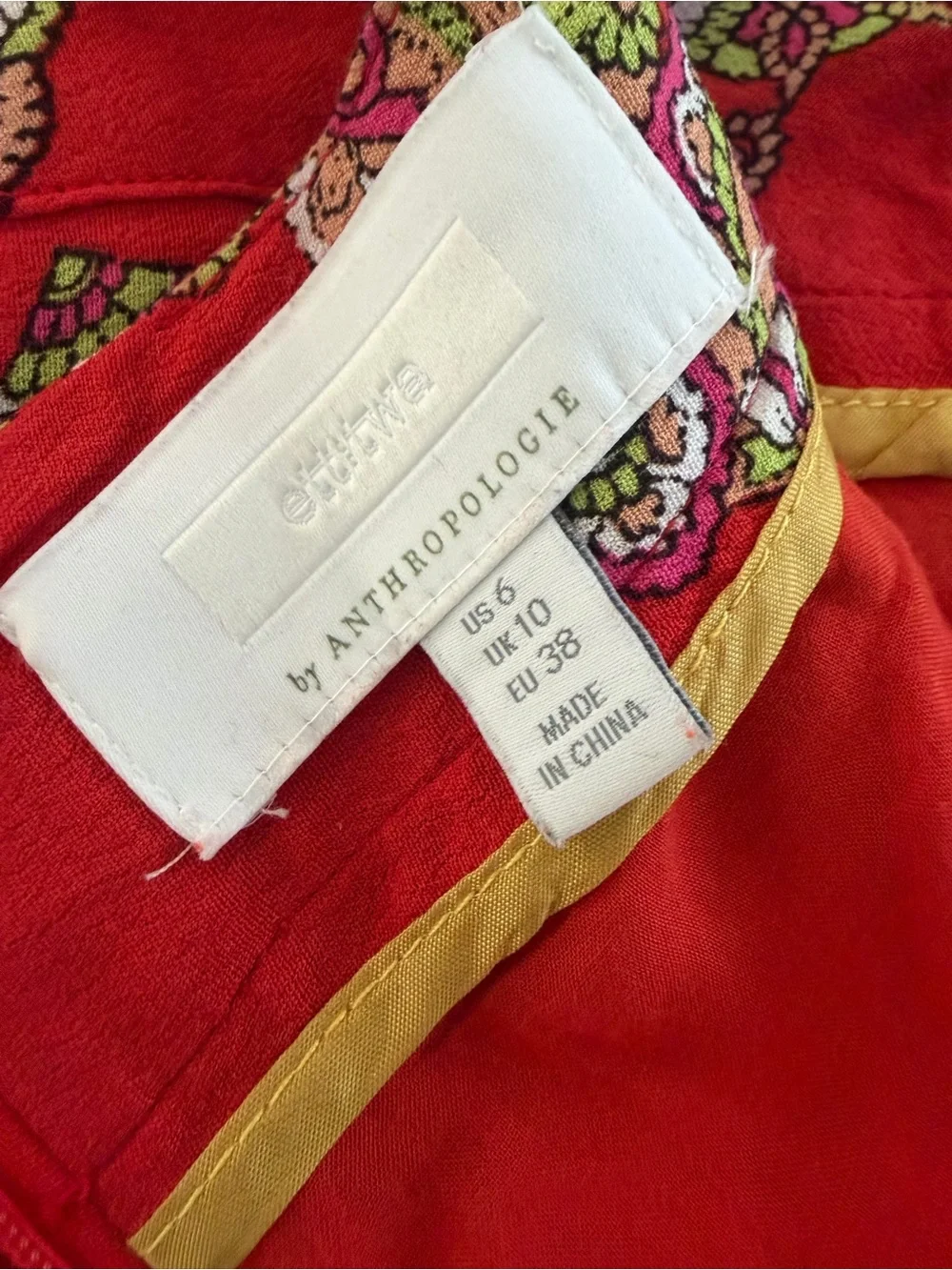 Anthropologie Boho Paisley Wide-Leg Palazzo Pants
